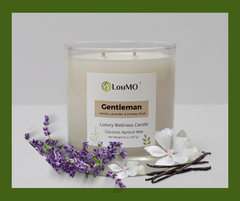 Candle - 8 oz. - Gentleman - Vanilla, Lavender & Smokey Musk
