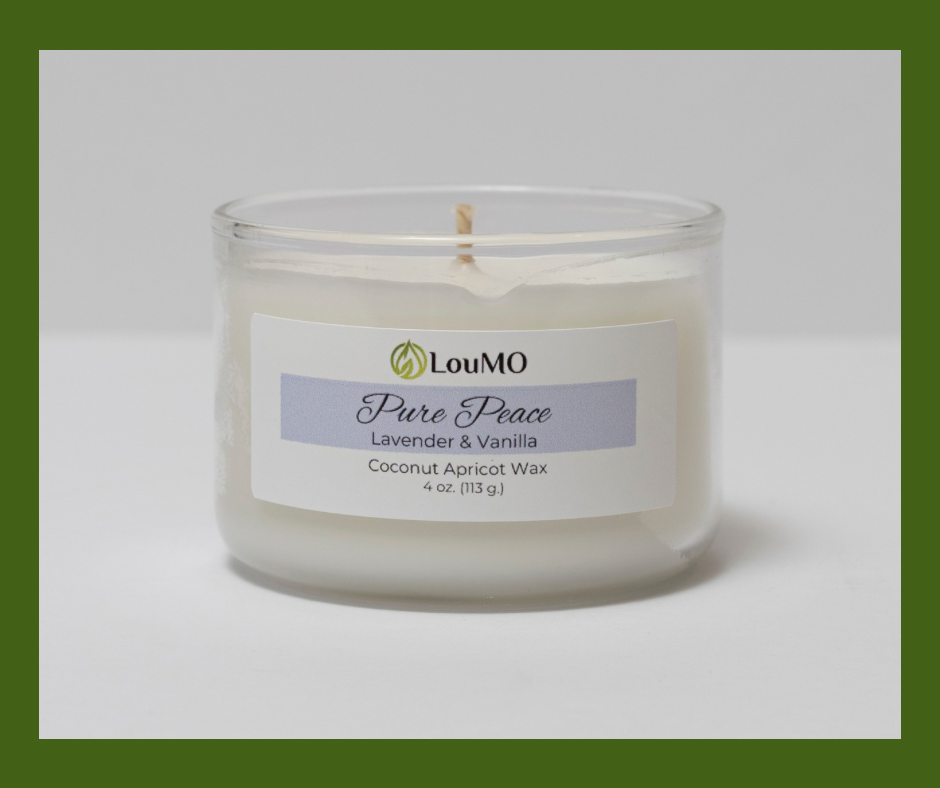 Mini Candle - 4 oz. - Pure Peace - Lavender & Vanilla