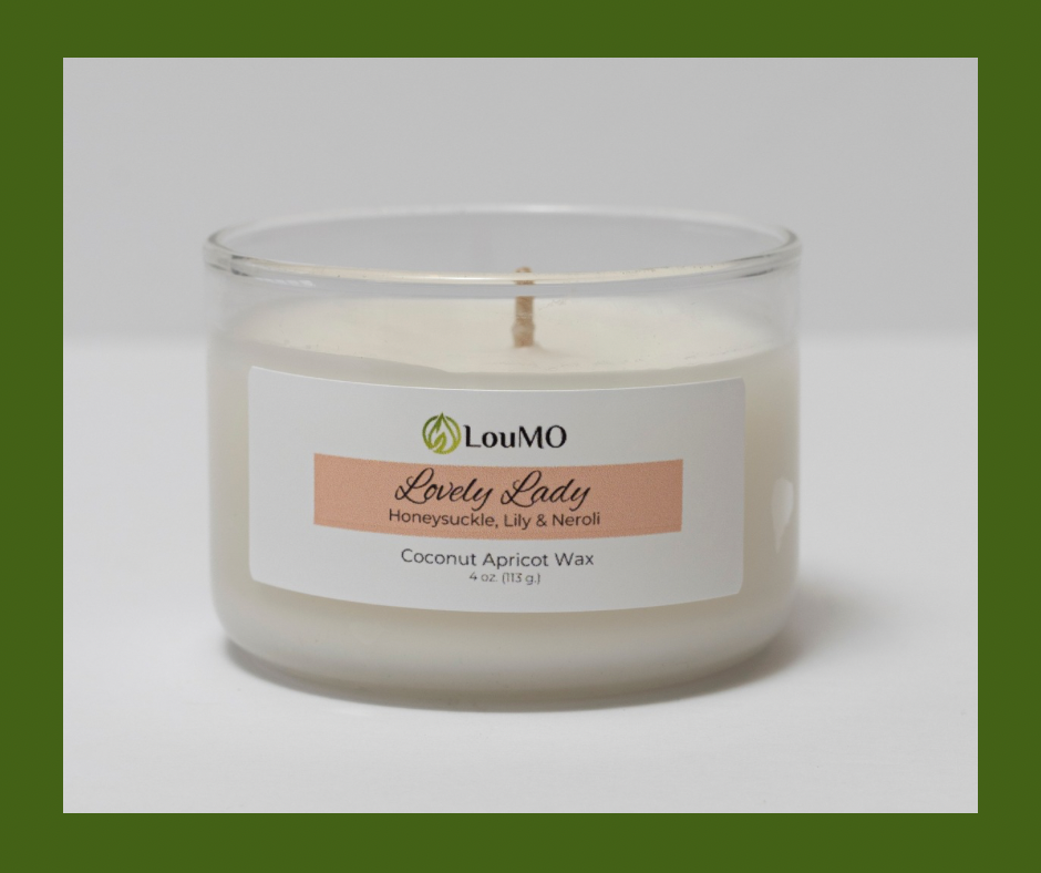 Mini Candle - 4 oz. - Lovely Lady - Honeysuckle, Lily & Neroli