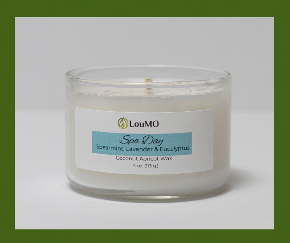 Mini Candle - 4 oz. - Spa Day - Spearmint, Lavender & Eucalyptus