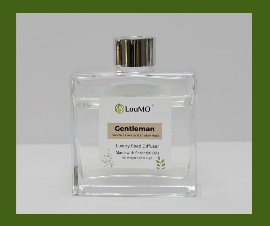 Reed Diffuser - 4 oz. - Gentleman - Vanilla, Lavender & Smokey Musk