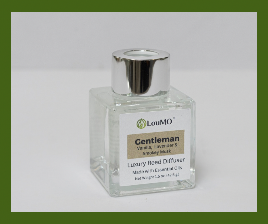 Mini Reed Diffuser - 1.5 oz. - Gentleman - Vanilla, Lavender & Smokey Musk