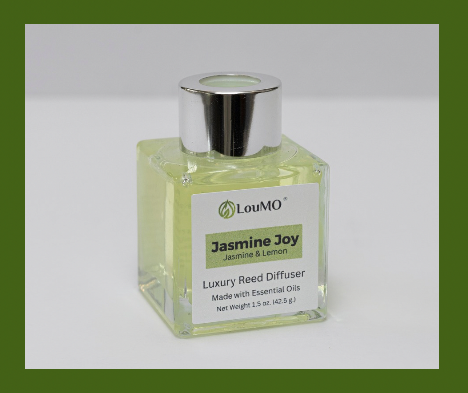 Mini Reed Diffuser - 1.5 oz. - Jasmine Joy - Jasmine & Lemon