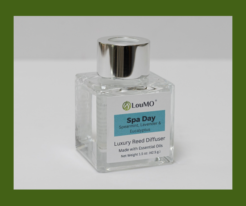 Mini Reed Diffuser - 1.5 oz. - Spa Day - Spearmint, Lavender & Eucalyptus