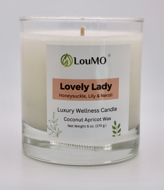 Candle - 6 oz. - Lovely Lady - Honeysuckle, Lily & Neroli