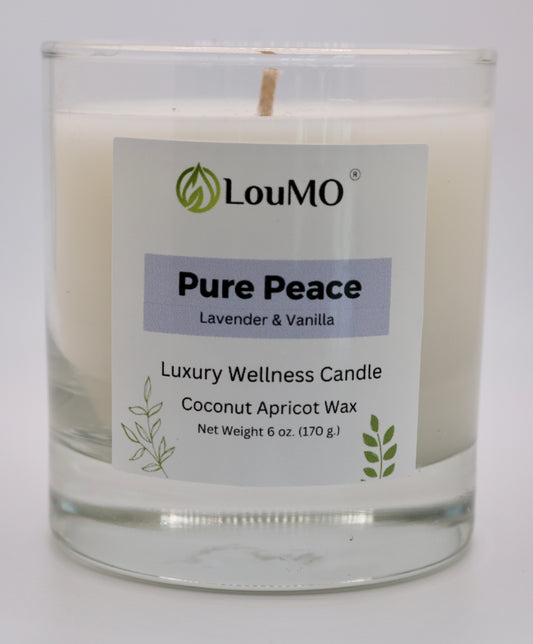 Candle - 6 oz. - Pure Peace - Lavender & Vanilla