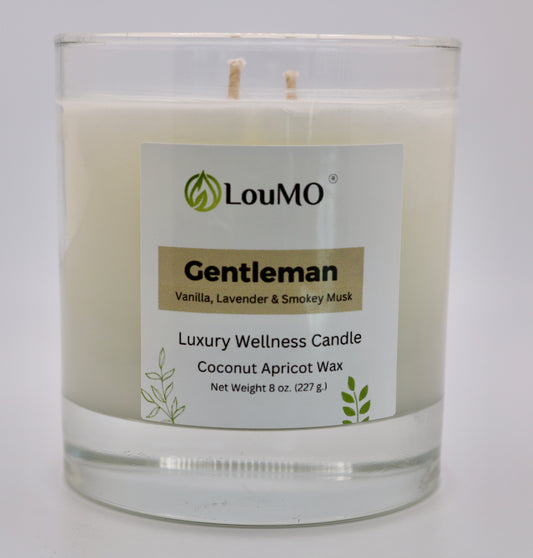 Candle - 8 oz. - Gentleman - Vanilla, Lavender & Smokey Musk