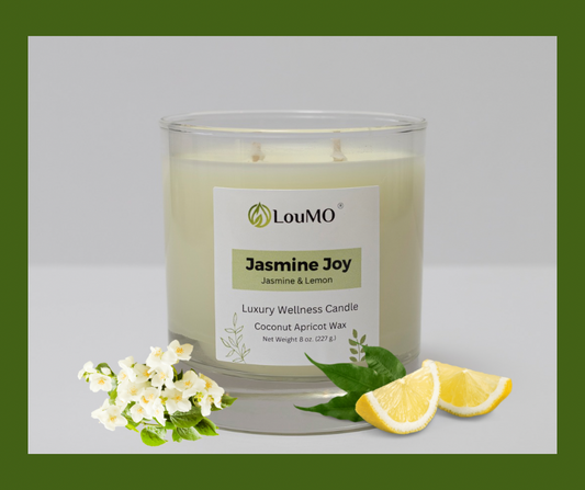 Candle - 8 oz. - Jasmine Joy - Jasmine & Lemon