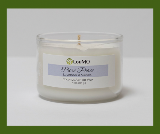 Mini Candle - 4 oz. - Pure Peace - Lavender & Vanilla