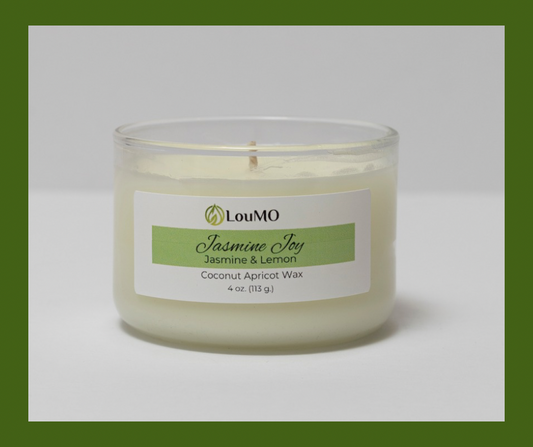 Mini Candle -  4 oz. - Jasmine Joy - Jasmine & Lemon