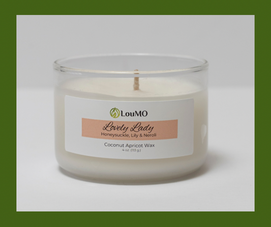 Mini Candle - 4 oz. - Lovely Lady - Honeysuckle, Lily & Neroli
