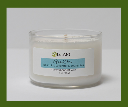 Mini Candle - 4 oz. - Spa Day - Spearmint, Lavender & Eucalyptus