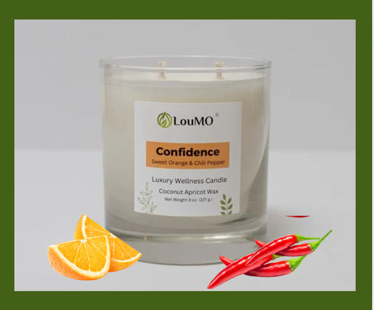 Candle - 8 oz. - Confidence - Sweet Orange & Chili Pepper