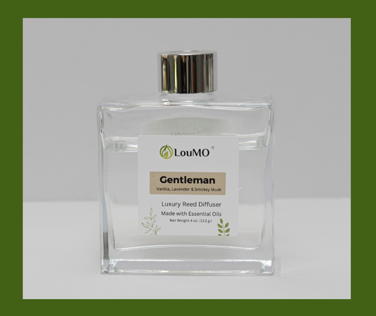 Reed Diffuser - 4 oz. - Gentleman - Vanilla, Lavender & Smokey Musk