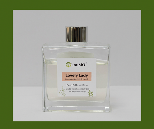 Reed Diffuser - 4 oz. -Lovely Lady - Honeysuckle, Lily & Neroli