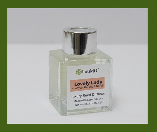 Mini Reed Diffuser - 1.5 oz. - Lovely Lady - Honeysuckle, Lily & Neroli