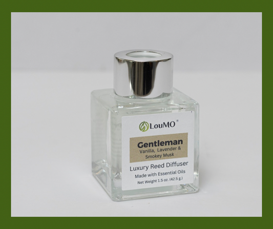 Mini Reed Diffuser - 1.5 oz. - Gentleman - Vanilla, Lavender & Smokey Musk