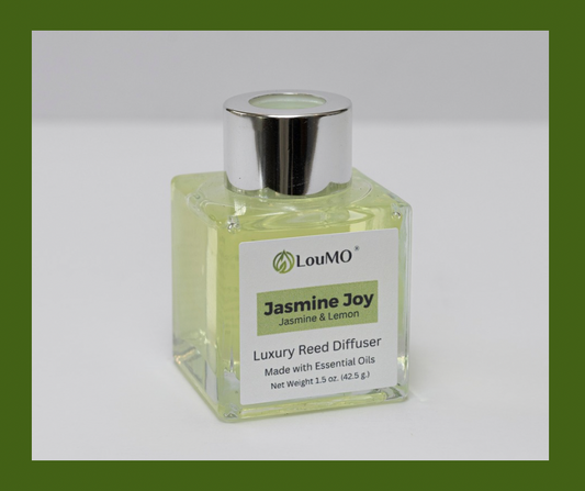 Mini Reed Diffuser - 1.5 oz. - Jasmine Joy - Jasmine & Lemon