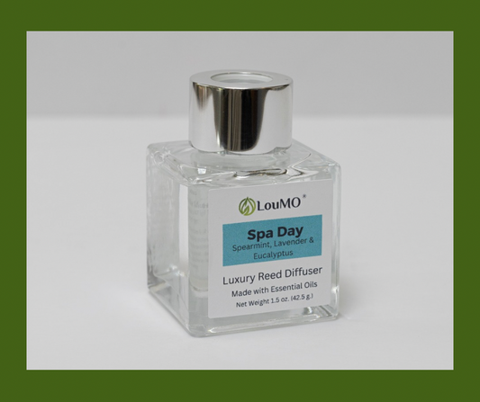 Mini Reed Diffuser - 1.5 oz. - Spa Day - Spearmint, Lavender & Eucalyptus