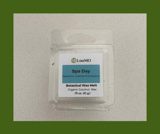 Mini Wax Melt - Spa Day - Spearmint, Lavender & Eucalyptus