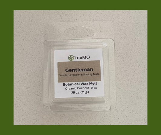 Mini Wax Melt - Gentleman - Vanilla, Lavender & Smokey Musk