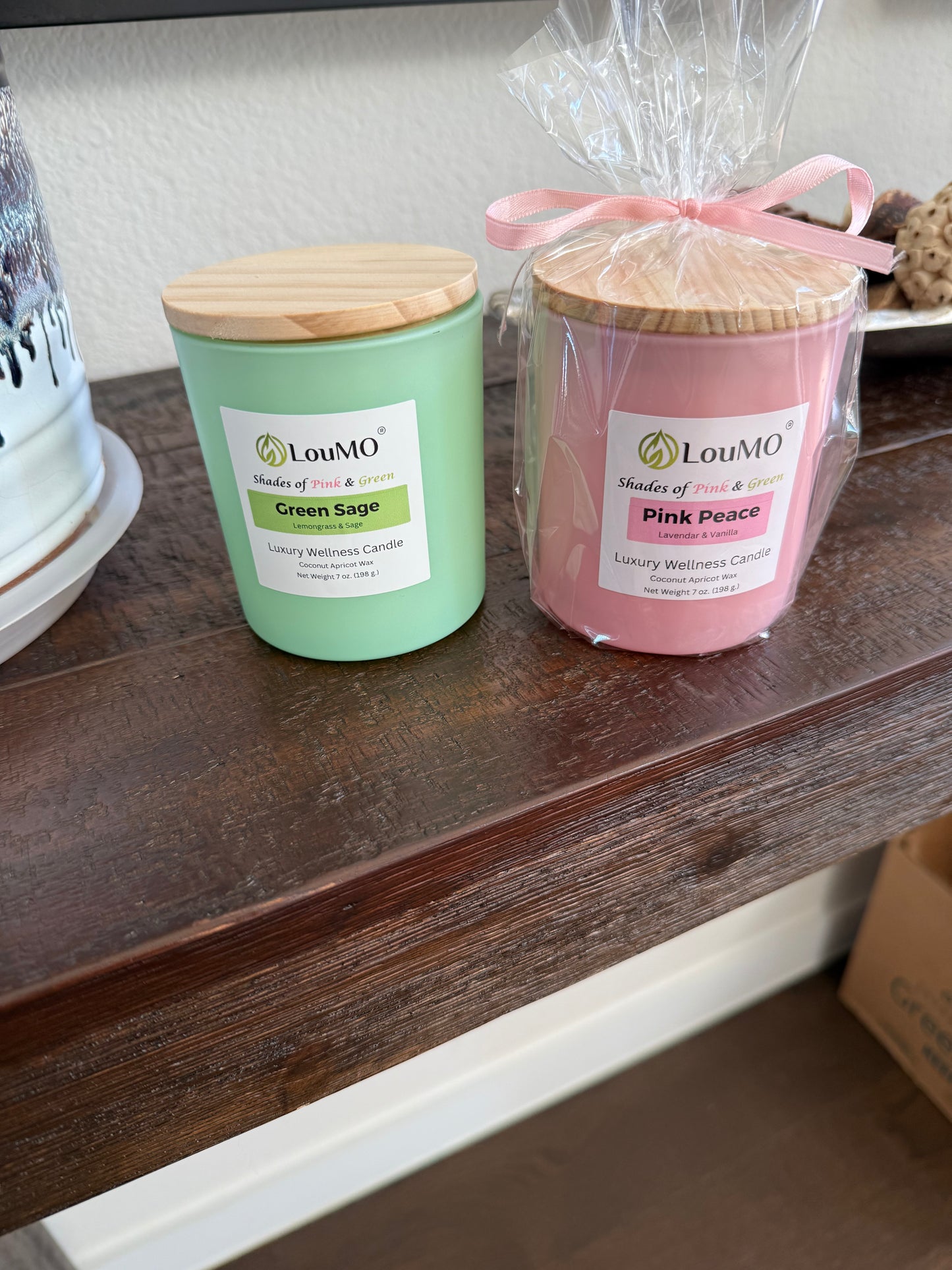 Shades of Pink & Green