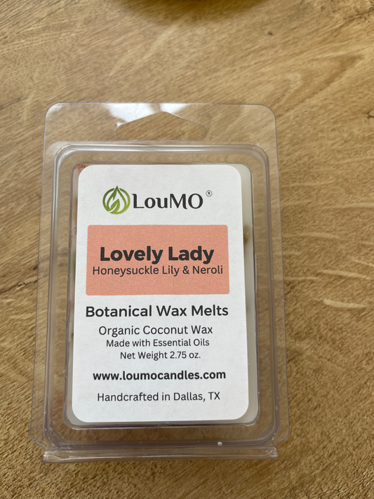 Botanical Wax Melt - Lovely Lady - Honeysuckle, Lily & Neroli