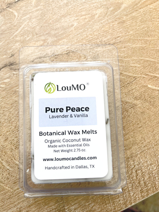 Botanical Wax Melt - Pure Peace - Lavender & Vanilla